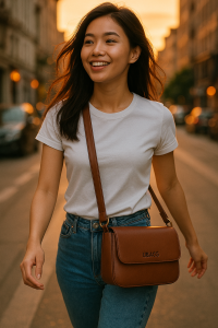 Túi đeo Chéo Da PU Năng động